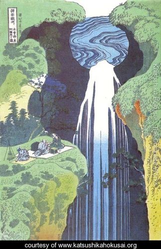 Amida-Waterfall-on-the-Kisokaido-Road-(Kisoji-no-oku-Amidagataki)
